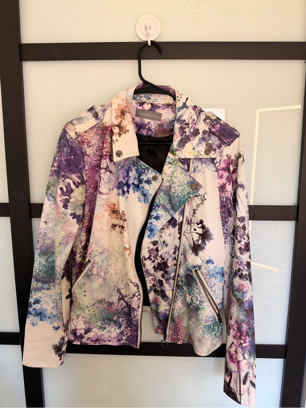 bagatelle Multicolor Floral Moto Jacket